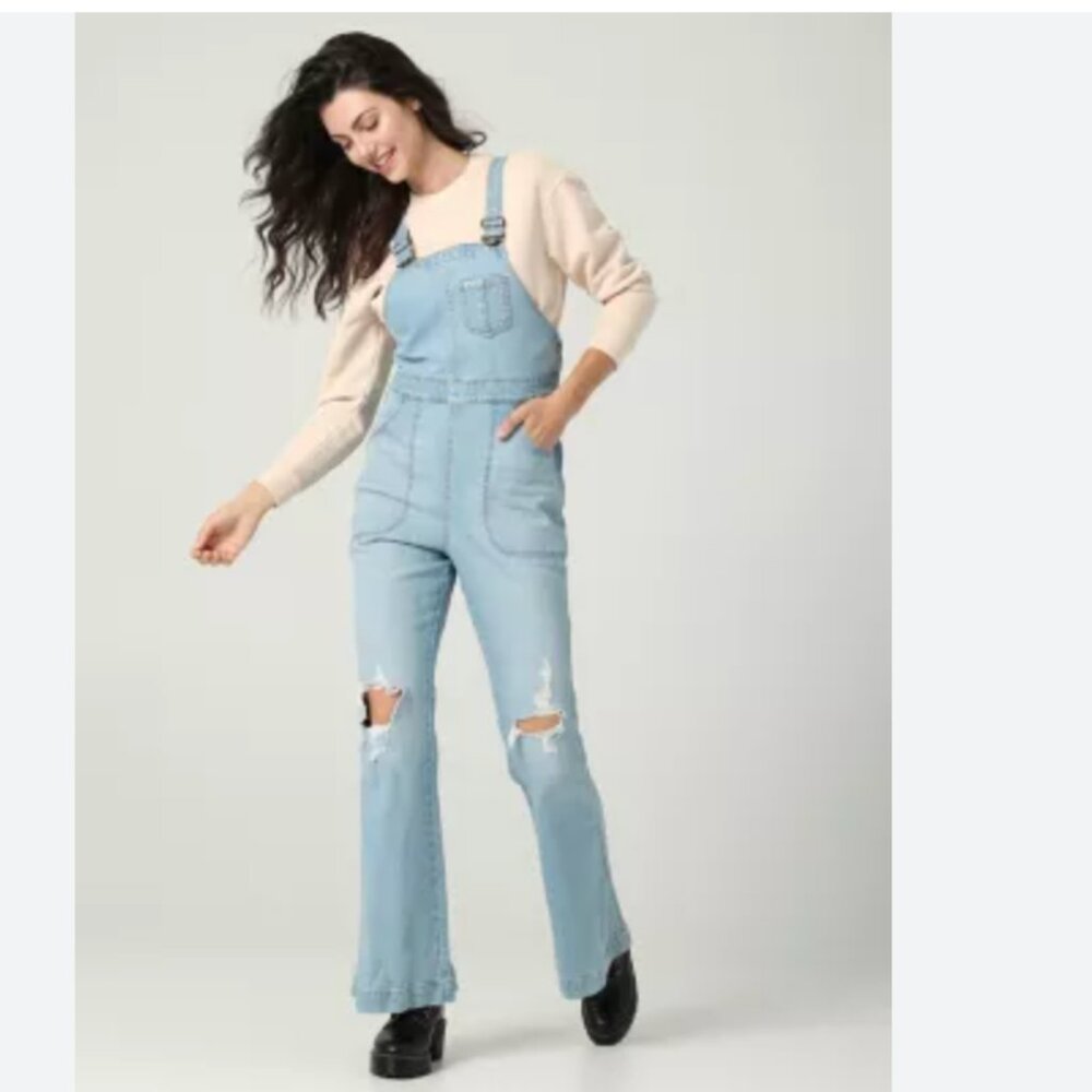 Lee Light Blue Denim Jumpsuit